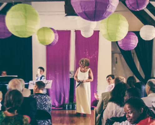 Wedding indoors at OSH